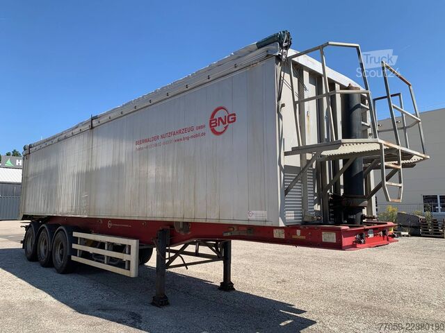 επικαθήμενο ανατρεπόμενο M&V 50m³ - Full Aluminium - Kombiklappe
