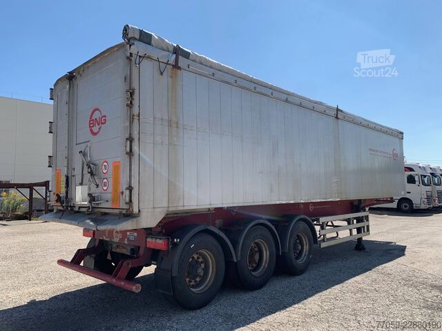 επικαθήμενο ανατρεπόμενο M&V 50m³ - Full Aluminium - Kombiklappe
