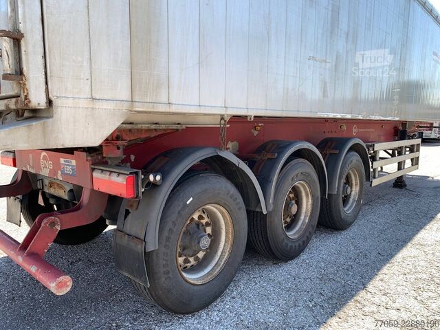 επικαθήμενο ανατρεπόμενο M&V 50m³ - Full Aluminium - Kombiklappe