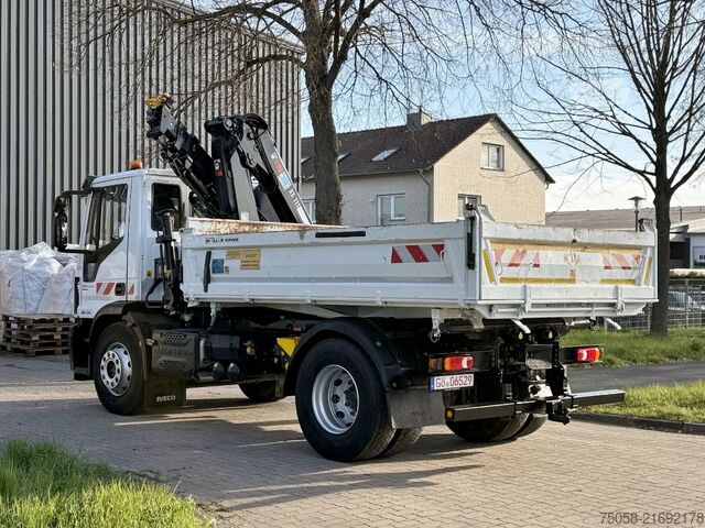 Autokran Iveco 180E - 80 TKm - EURO6 - Kipper - Kran