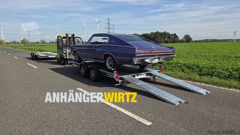 Prikolica za prevoz automobila Brian James Trailers A4 Serie 130-4019-27-2 black Classic