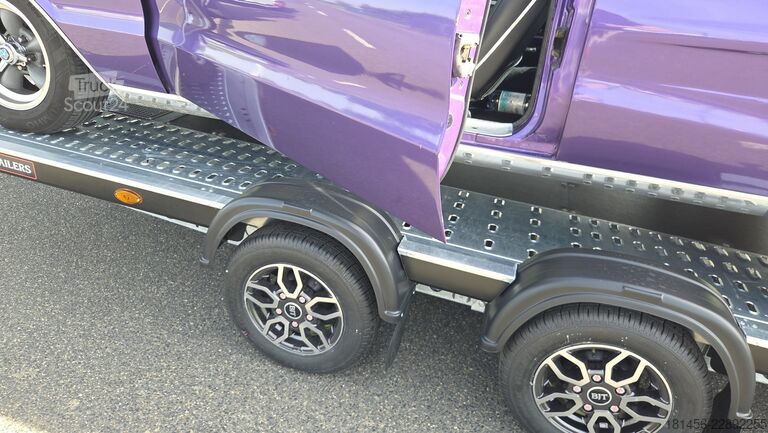 Prikolica za prevoz automobila Brian James Trailers A4 Serie 130-4019-27-2 black Classic