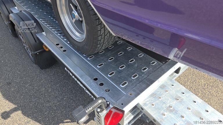 Prikolica za prevoz automobila Brian James Trailers A4 Serie 130-4019-27-2 black Classic