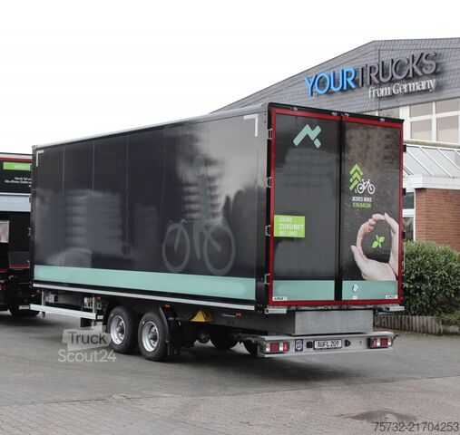 Rimorchio a cassetta  Junge 2-Achser BPW Durchladen Doppelstock TOP