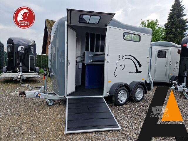 ρυμουλκούμενο μεταφοράς αλόγων Cheval Liberté Touring Country SAKA irongrey Abholpreis