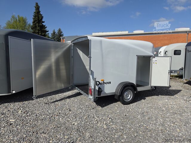 Kofferanhänger Debon Polycargo 1300 Seitentür 1300kg 100kmH