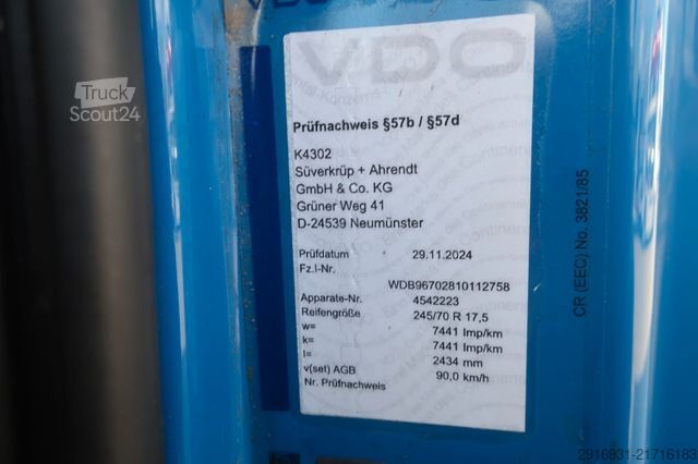 Camion caisson MERCEDES-BENZ Nr.303 Atego 1218 / 1.Hand/Luftfahrwerk/Autom.