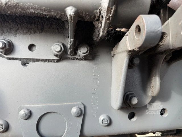 Chassi de caminhão MERCEDES-BENZ Actros 4140 V6 8X4 Chassis Spring/Spring Manual