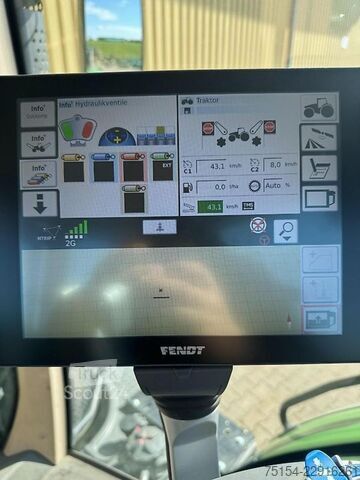  Fendt 828 Vario S4 Profi Plus mit FH+FZW