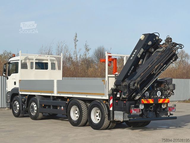 Teherautóra szerelt daru MAN TGS 35.440 * HIAB XS 244 HIPRO +FUNK / 8x4
