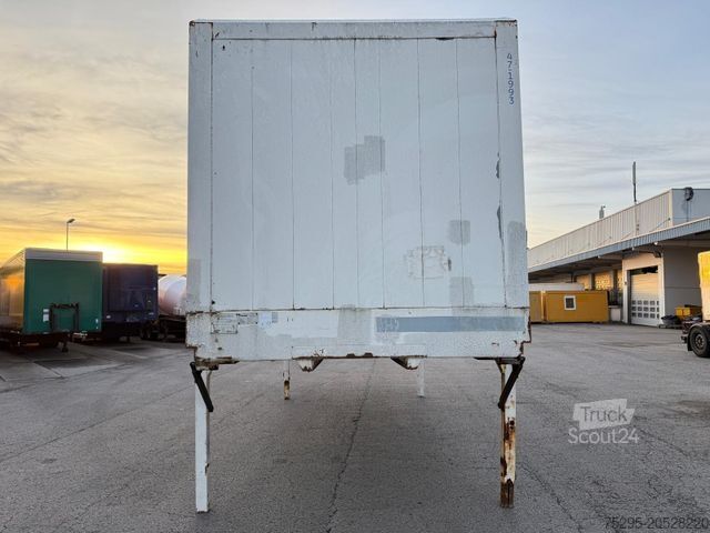 Rimorchio porta-cassa KRONE 730 ALU BDF Koffer Brücke Container Zurrleisten