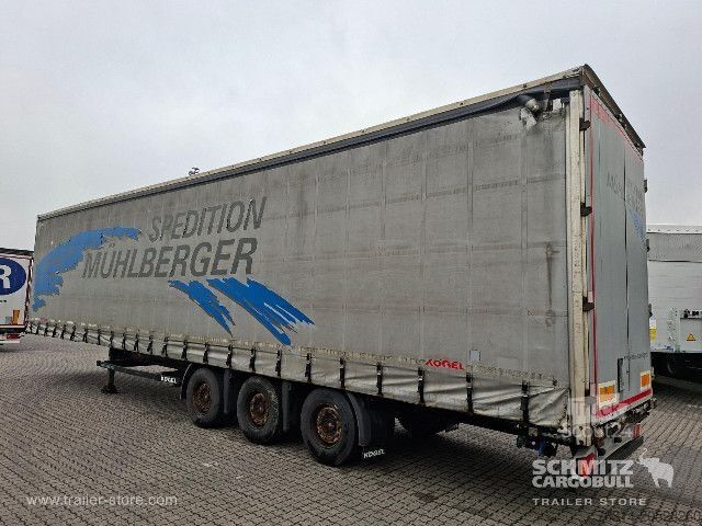 Open semitrailer with tarp Kögel Curtainsider Mega