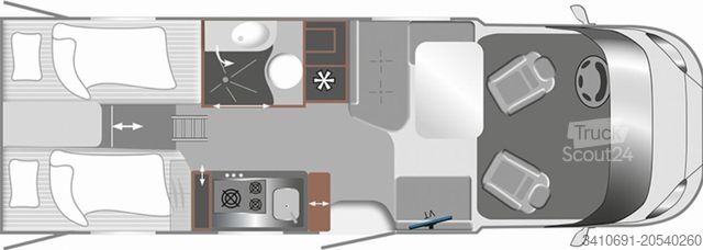 Teilintegriertes Wohnmobil LMC Cruiser 740 EL SAT LMC Home Markise