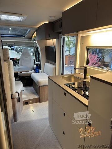 Camping-car semi-intégré LMC Cruiser 740 EL TV SAT Truma 6D Markise