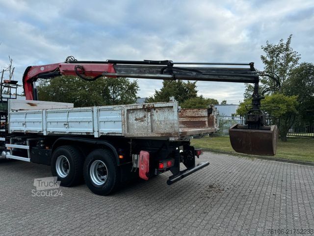 Teherautóra szerelt daru RENAULT Premium Lander 310.26 6x4 Kipper /Kran