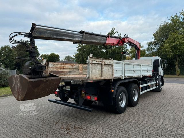 Teherautóra szerelt daru RENAULT Premium Lander 310.26 6x4 Kipper /Kran