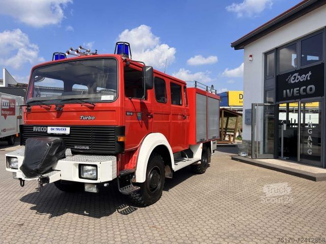 Iveco 90 16 AW 4x4 LF8 Feuerwehr Standheizung 9 Sitze
