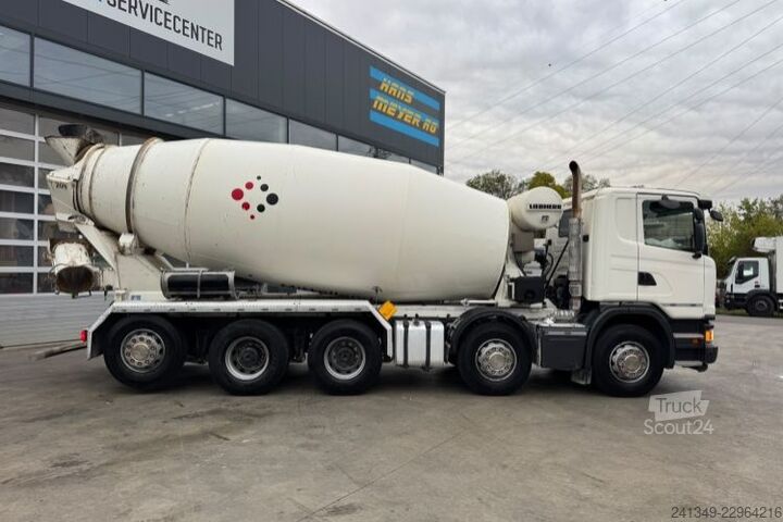 Betongblandarbilar SCANIA G490 10x4 Liebherr 12m3