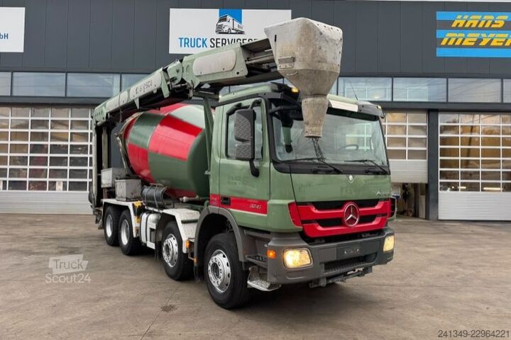 Betongblandarbilar MERCEDES-BENZ Actros 3241 9m3 Stetter 17M