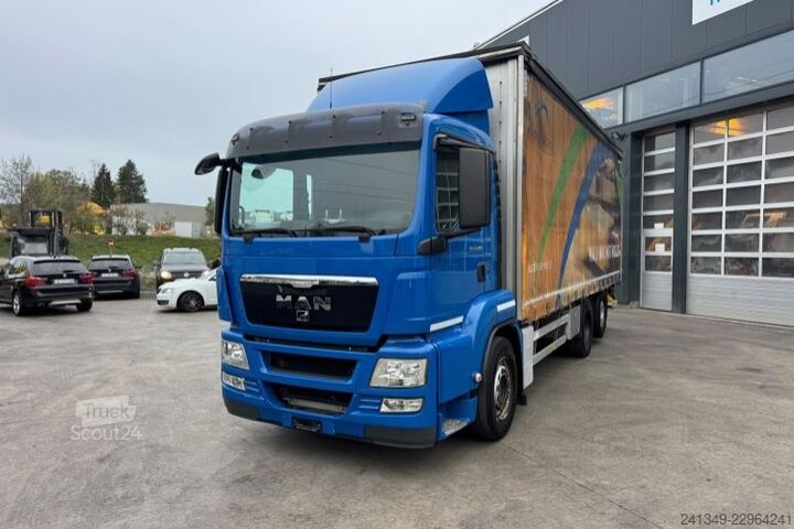 Flaklastbil med kapell MAN TGS 26.440 6x2