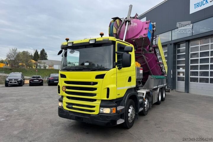 Vakuumtankbil SCANIA R480 8x4 Kaiser Aquastar 3 Recycler