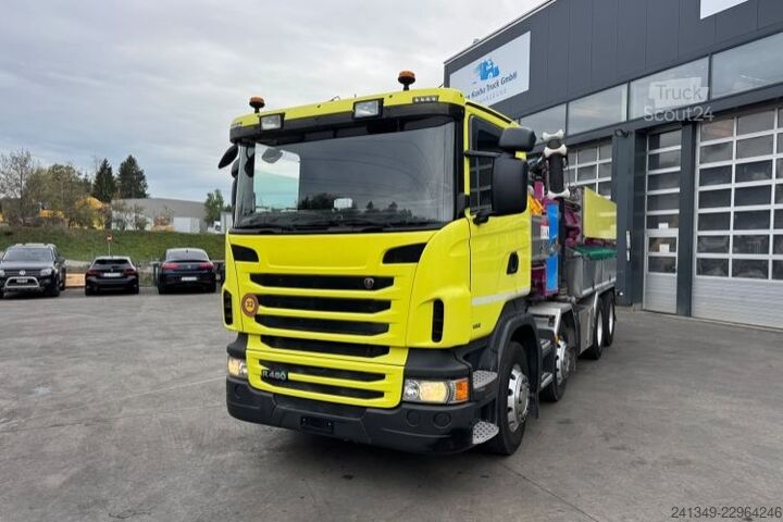 Vakuumtankbil SCANIA R480 8x4 Kaiser Aquastar 3 Recycler