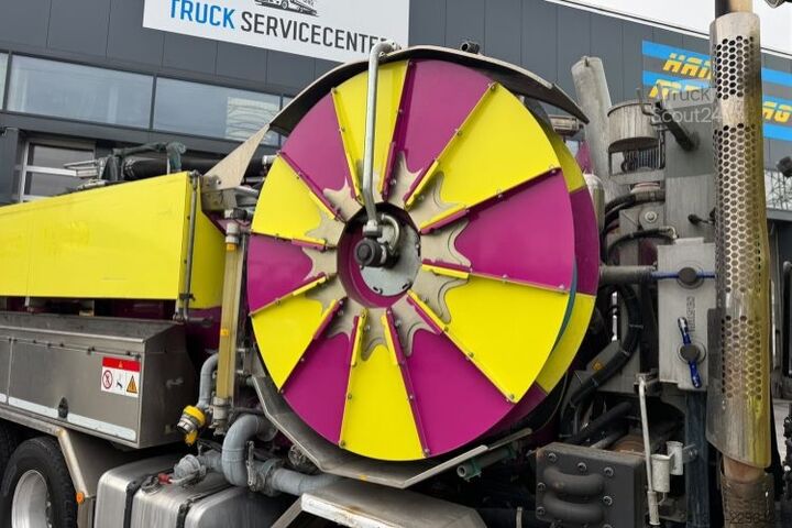 Vakuumtankbil SCANIA R480 8x4 Kaiser Aquastar 3 Recycler