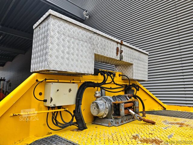 Góndola de cama semirrebajada Zanner STL 38 Bridge Ramps Winch Powersteering!