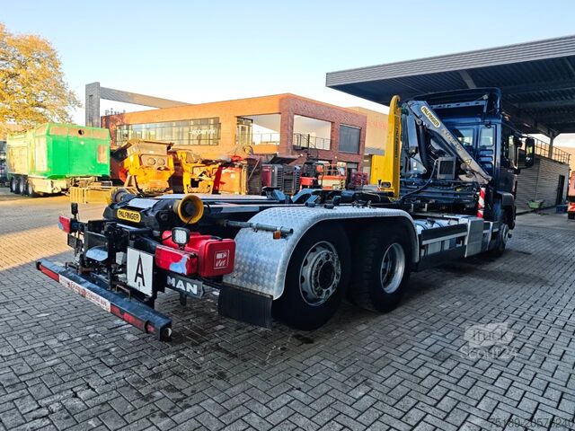 System med krogarm MAN TGS 26.400 6x2 Palfinger PK 12502 SH + 20 Tons ...