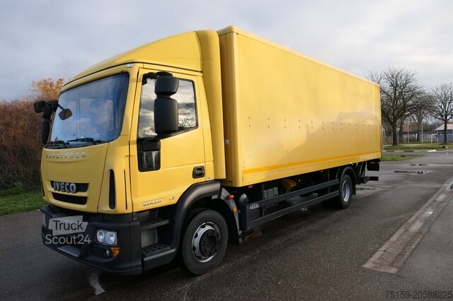 LKW mit Kofferaufbau iveco EuroCargo ML 120 E28/P AHK LBW Koffer 7,00x2,44x1,98
