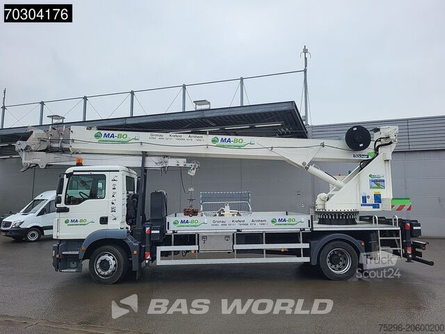 Visureigis kranas MAN TGM 18.250 44mtrs Böcker AK44/4000 Telescopic c...