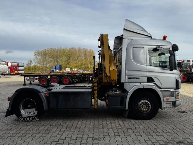 Ciężarówka z dźwigiem Scania P114-340 + HIAB 19-5 crane + remote / Euro-3 / ...
