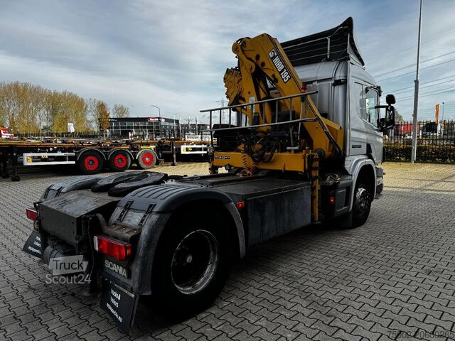 Ciężarówka z dźwigiem Scania P114-340 + HIAB 19-5 crane + remote / Euro-3 / ...