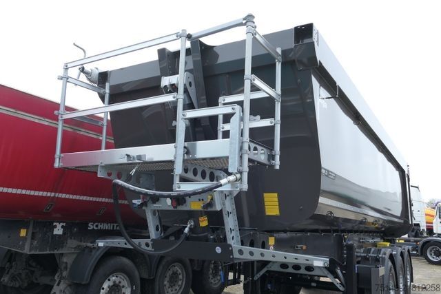 Damperli yarı römork SCHMITZ CARGOBULL SKI 24 SL 7.2, Stahl, 28m³, Luft-Lift, Rollplane