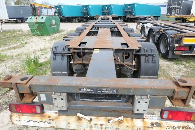 شبه مقطورة بهيكل قابل للتبديل KRONE SD, 2x20/1x20/1x30/1x40 Fuß Container, Luft-Lift