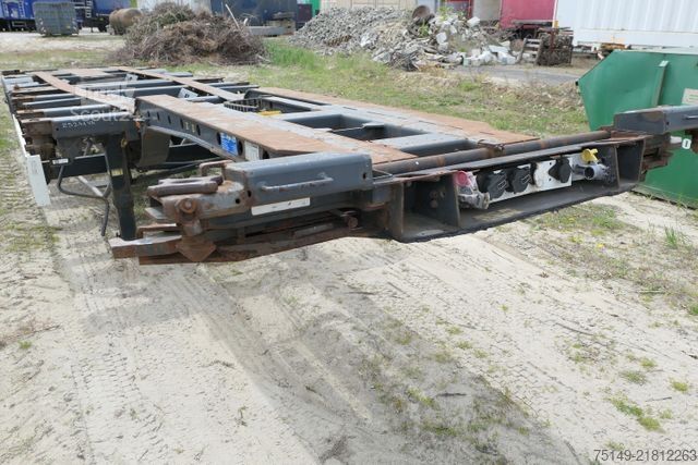 شبه مقطورة بهيكل قابل للتبديل KRONE SD, 2x20/1x20/1x30/1x40 Fuß Container, Luft-Lift