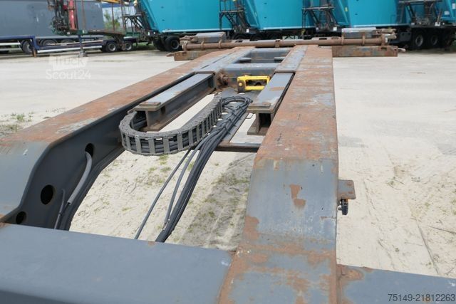 شبه مقطورة بهيكل قابل للتبديل KRONE SD, 2x20/1x20/1x30/1x40 Fuß Container, Luft-Lift