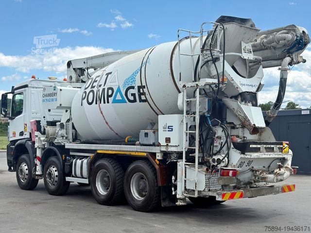 Автобетононасос MERCEDES-BENZ AROCS 3743 * Betonpumpe + FUNK * 8x4 * TOP
