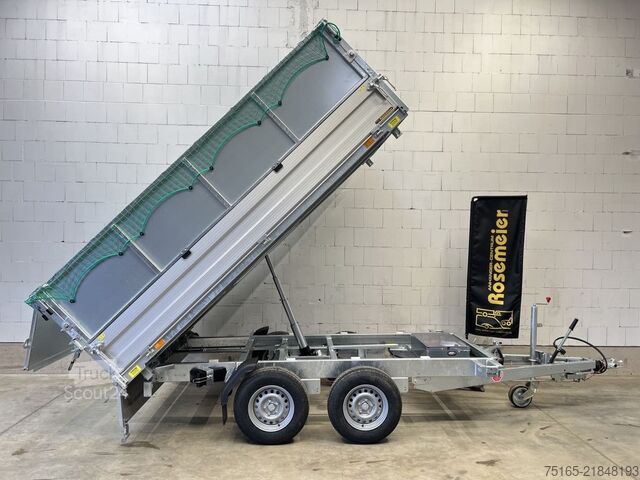 شاحنة قلابة Böckmann DK-AL 3218/35 P Blechaufs+Netz Dreiseitenkipper
