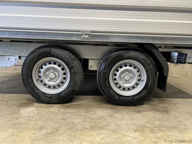 شاحنة قلابة Böckmann DK-AL 3218/35 P Blechaufs+Netz Dreiseitenkipper