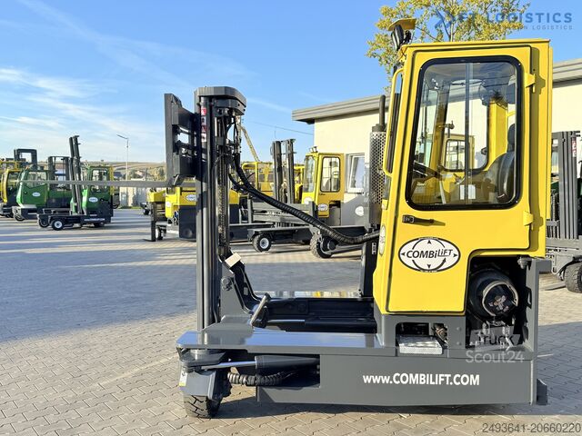 Dört yönlü forklift Combilift C3000 GAS TRIPLEX 4900 FREE LIFT CABIN