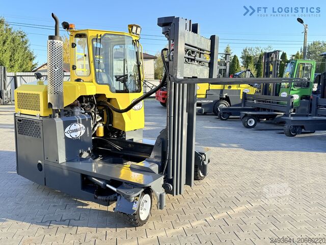 Dört yönlü forklift Combilift C3000 GAS TRIPLEX 4900 FREE LIFT CABIN