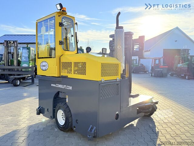 Dört yönlü forklift Combilift C3000 GAS TRIPLEX 4900 FREE LIFT CABIN