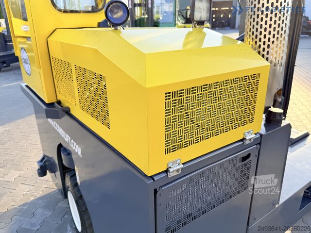 Dört yönlü forklift Combilift C3000 GAS TRIPLEX 4900 FREE LIFT CABIN