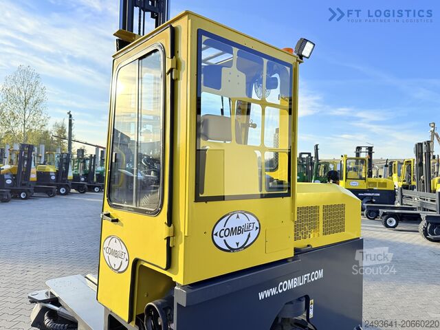 Dört yönlü forklift Combilift C3000 GAS TRIPLEX 4900 FREE LIFT CABIN