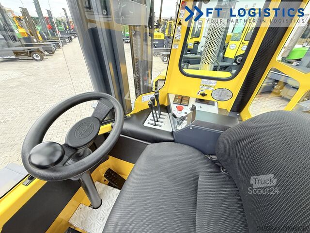 Dört yönlü forklift Combilift C4000 DIESEL DUPLEX SPREADER BEAM CABIN