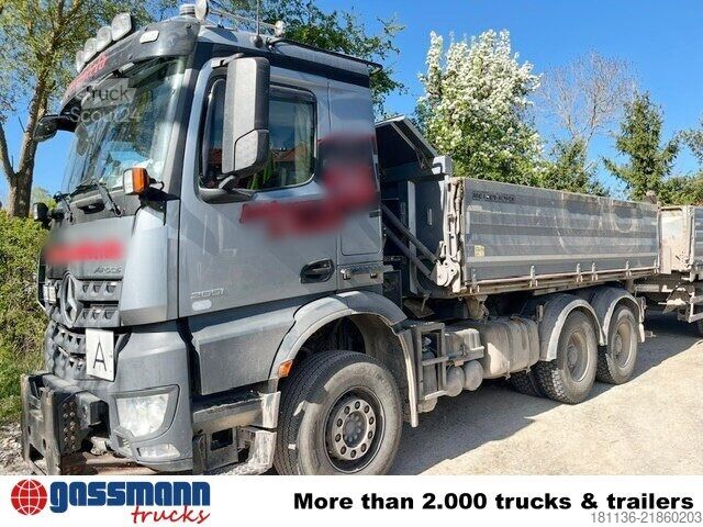 Autocarro ribaltabile Mercedes-Benz Arocs 2651 K 6x4, Retarder, Widi, Alu-Bordwände,