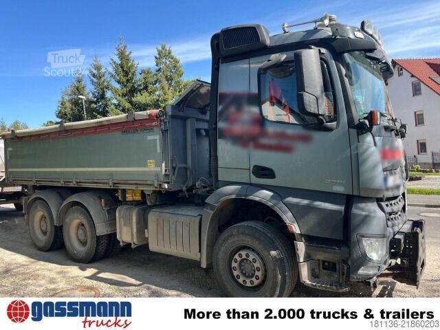 Autocarro ribaltabile Mercedes-Benz Arocs 2651 K 6x4, Retarder, Widi, Alu-Bordwände,