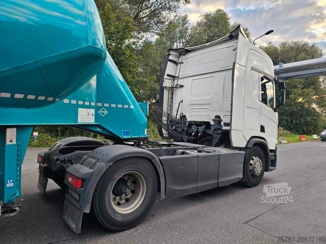 Standard dragbil SCANIA R450 Retarder,Kipphydraulik, 19.000 Kg, ALCOA LM