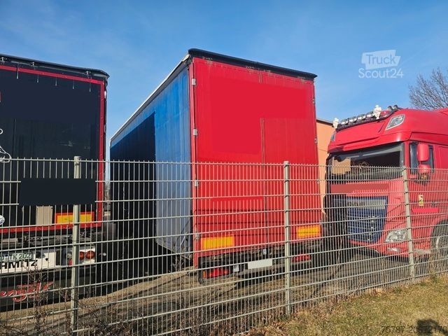 Öppen släpvagn med presenning ACKERMANN-FRUEHAUF Tandem Gardine, Edscha,Hubdach